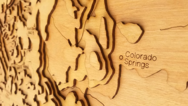 Colorado Wood Map - Image 2