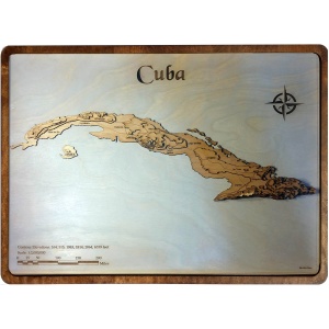 Cuba Wood Map