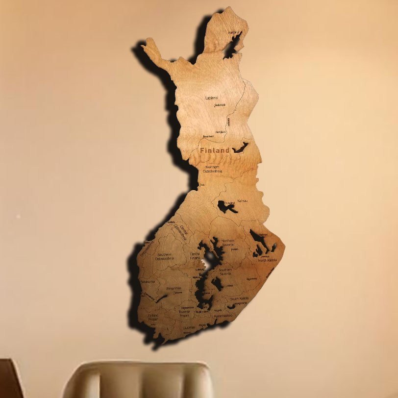 Finland Wood Map