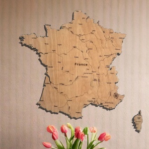 France Wood Map