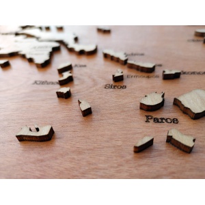 Greece Wood Map