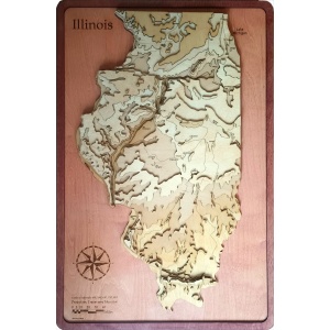 Illinois Wood Map