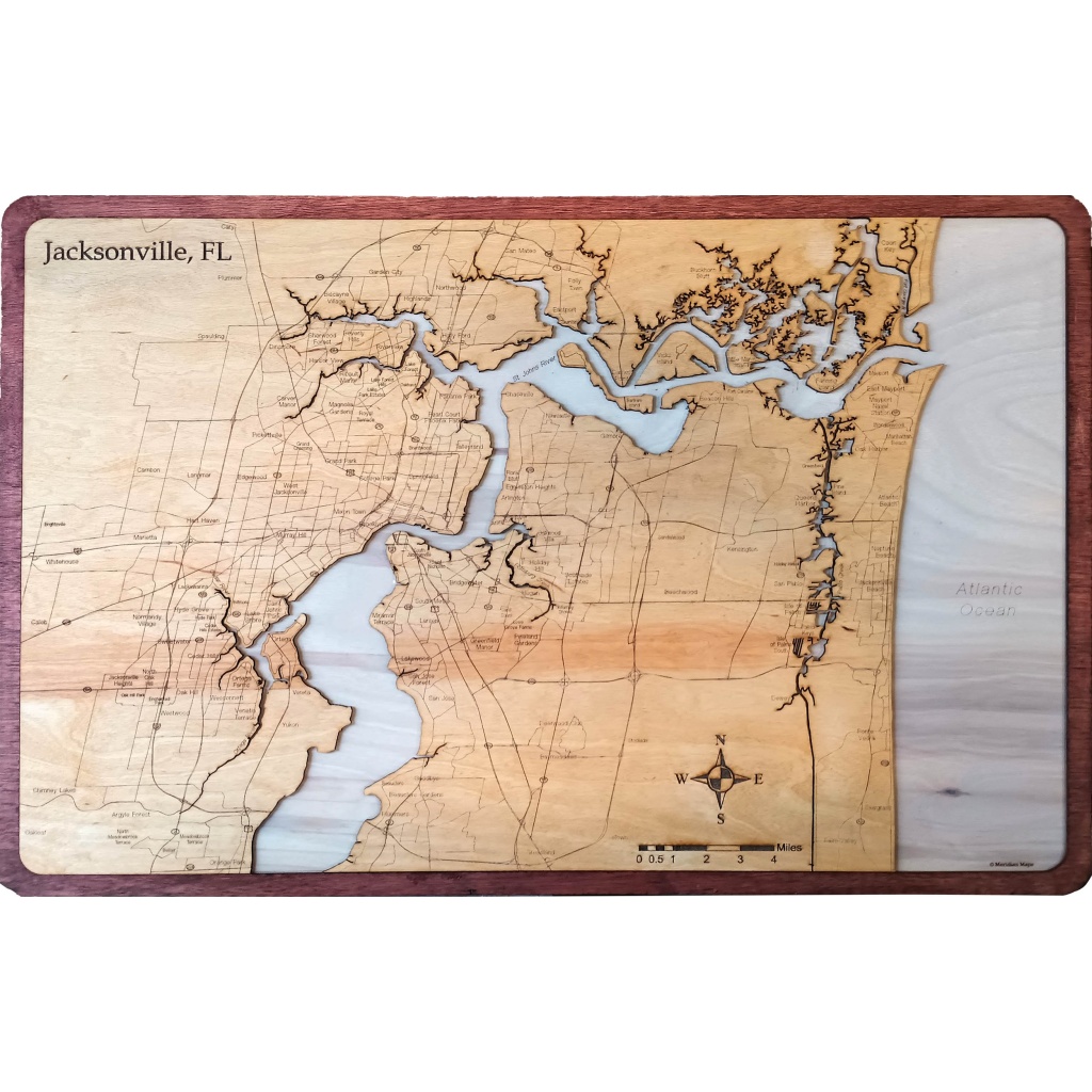 Jacksonville, FL Wood Map