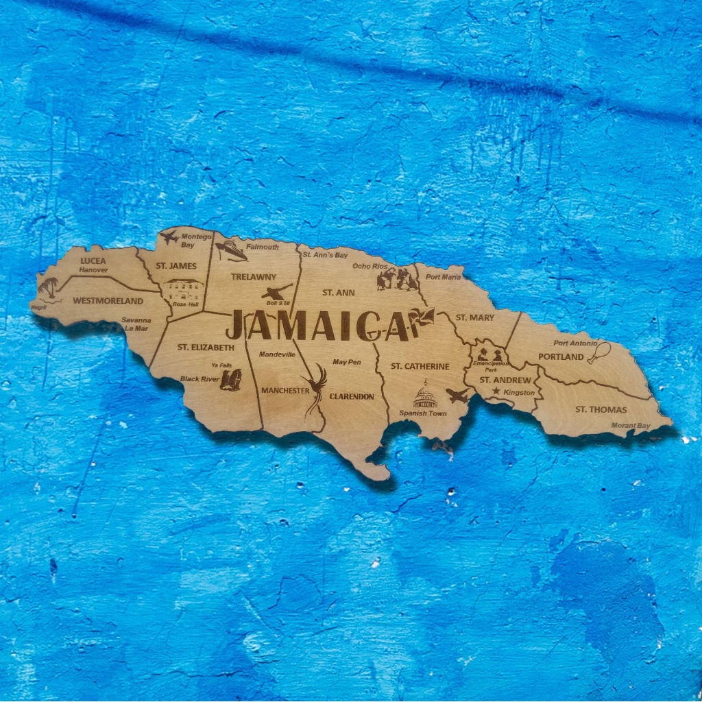 Jamaica Wood Map