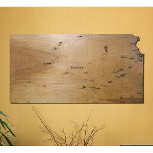 Kansas Wood Map