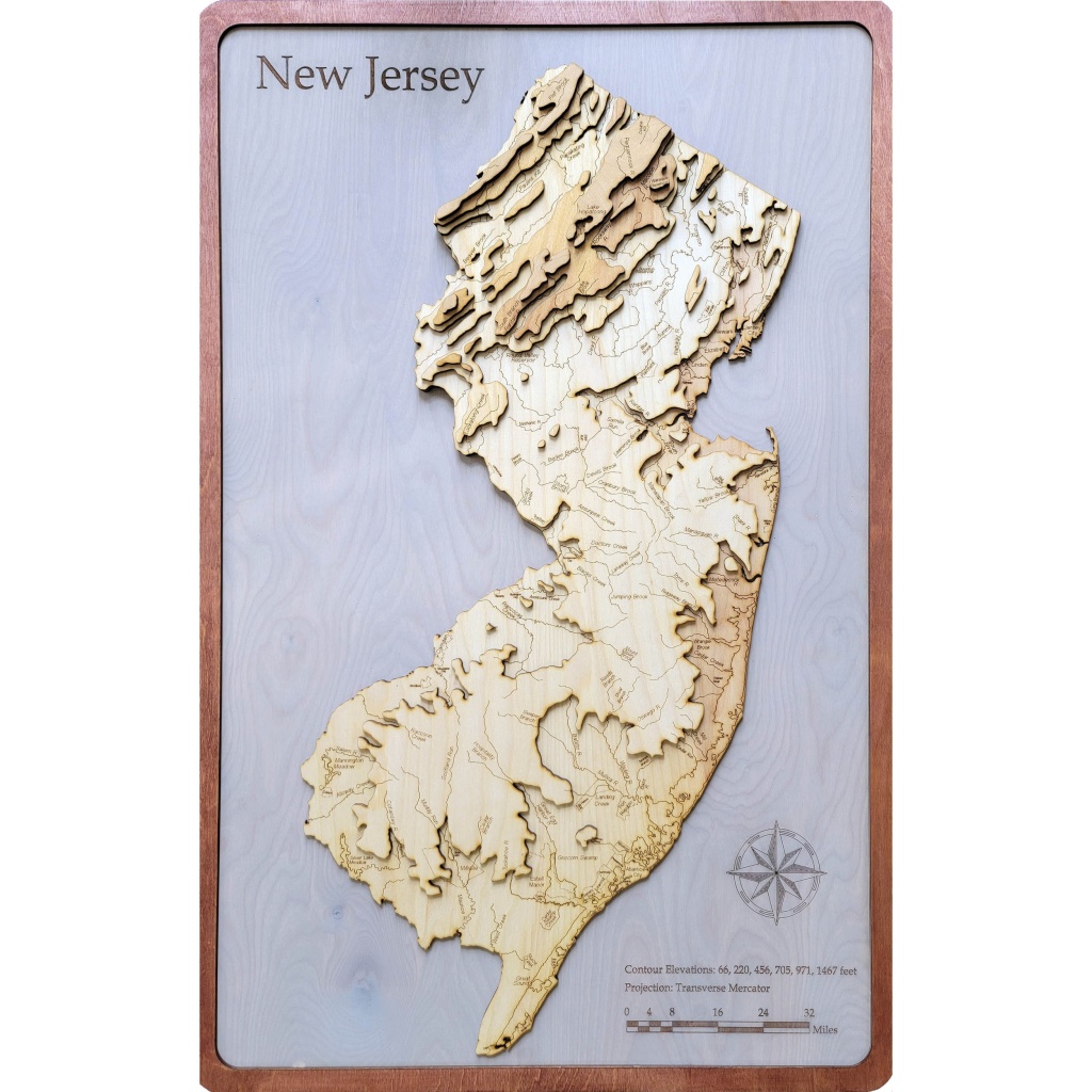 New Jersey Wood Map