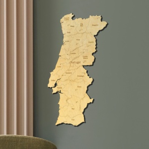 Portugal Wood Map