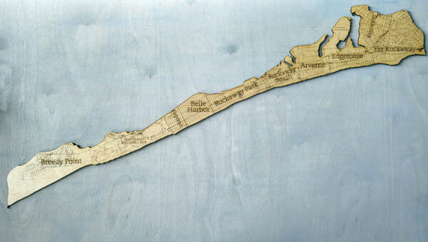 Rockaway, Queens, NY Wood Map - Image 6