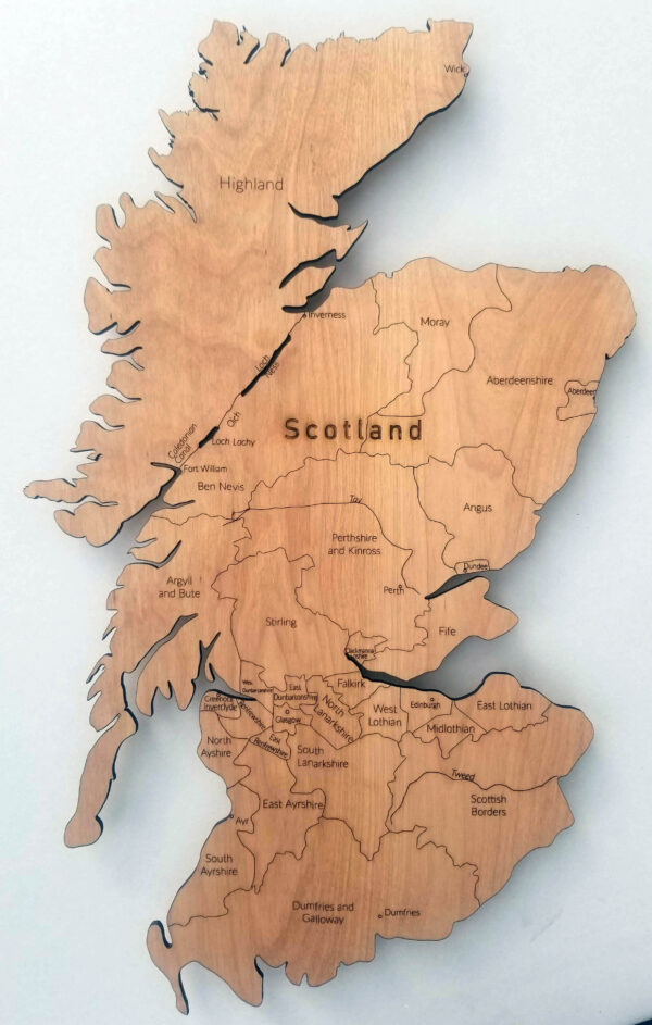 Scotland Wood Map - Image 5