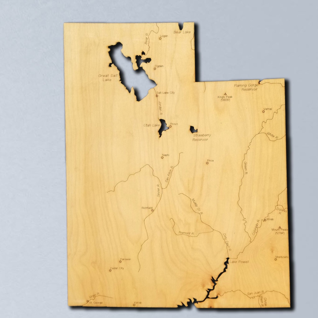 Utah Wood Map