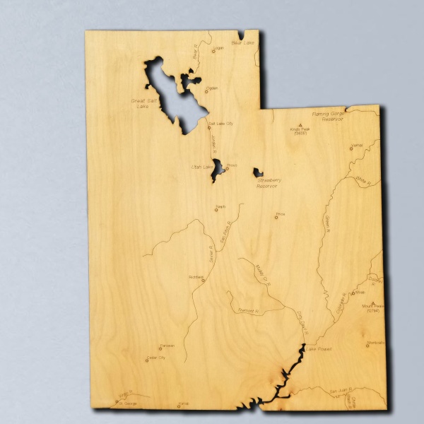 Utah Wood Map