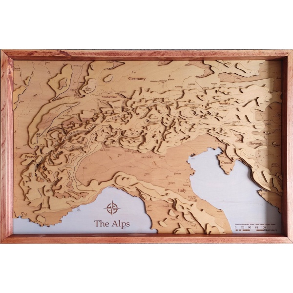 Alps Wood Map