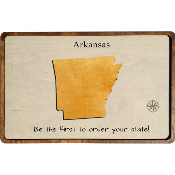 Arkansas Wood Map