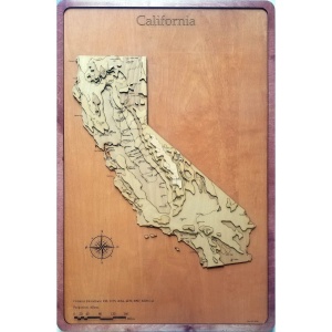 California Wood Map