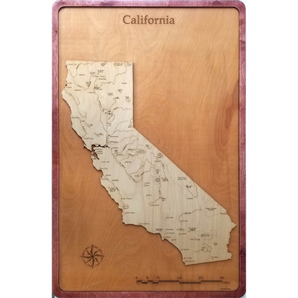 California Wood Map - Image 2