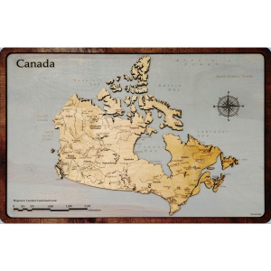 Canada Wood Map