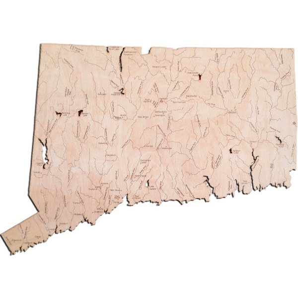 Connecticut Wood Map - Image 2