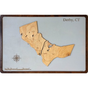 Derby, CT Wood Map