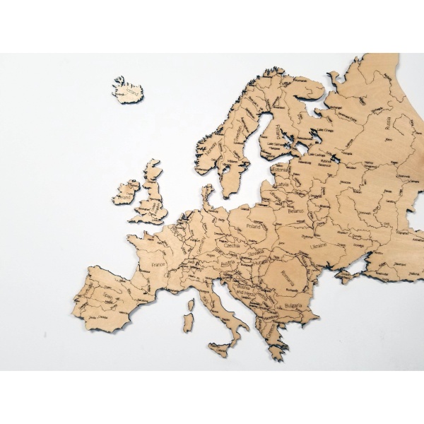 Europe Wood Map - Image 7