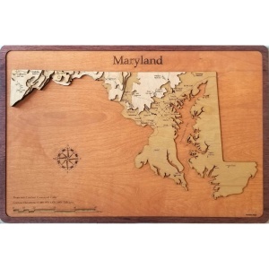 Maryland Wood Map