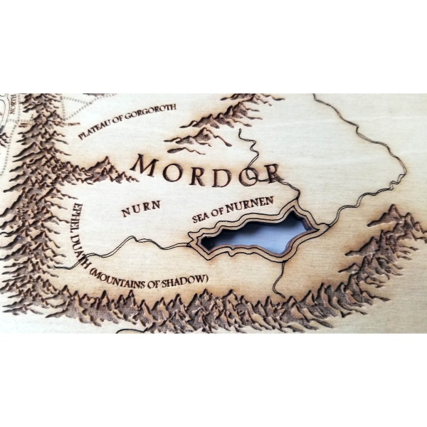 Middle Earth Wood Map - Image 8