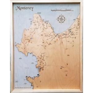 Monterey, CA Wood Map