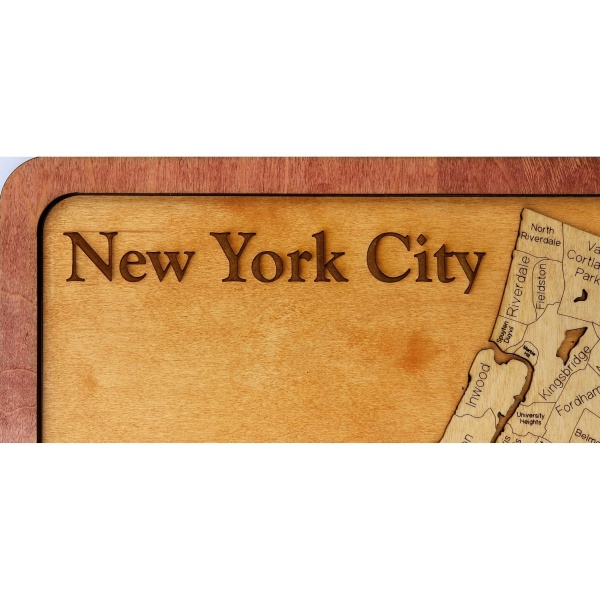 New York City Neighborhood Wood Map - Image 5