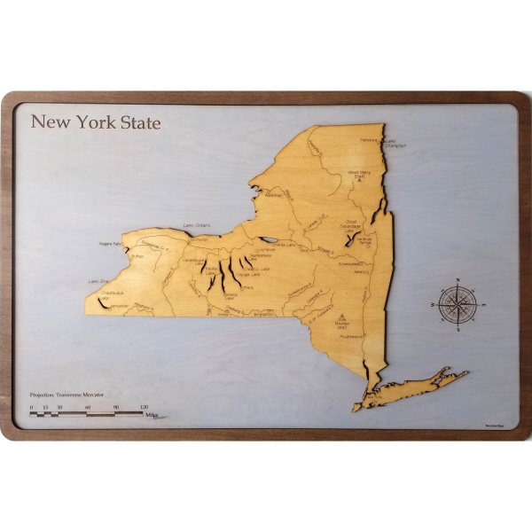 New York State Wood Map