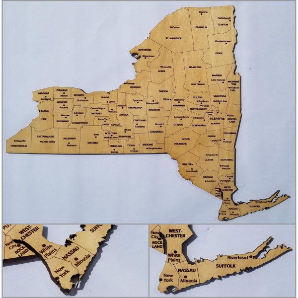 New York State Wood Map - Image 6