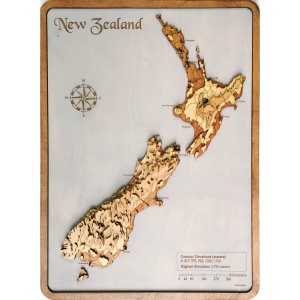 New Zealand Wood Map