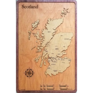 Scotland Wood Map