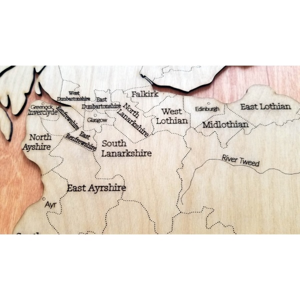 Scotland Wood Map - Image 2