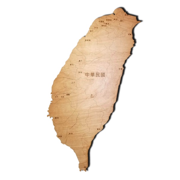 Taiwan Wood Map - Image 2