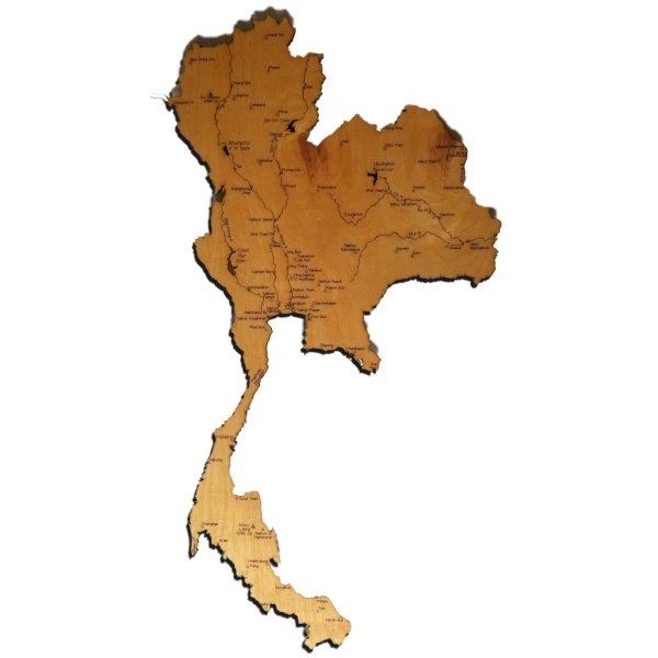 Thailand Wood Map - Image 2