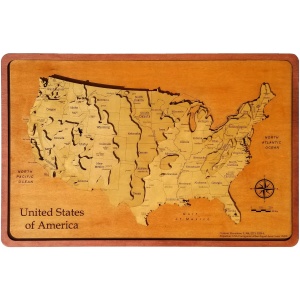 United States Wood Map