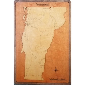 Vermont Wood Map