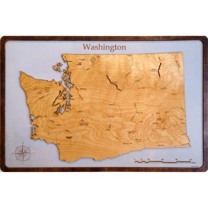 Washington Wood Map