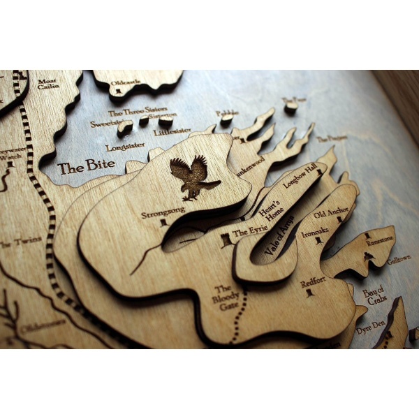 Westeros Wood Map - Image 11