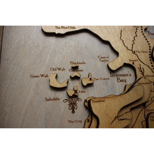 Westeros Wood Map - Image 13