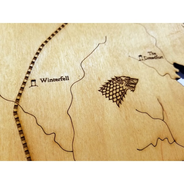 Westeros Wood Map - Image 8