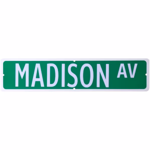 Madison Av Street Sign