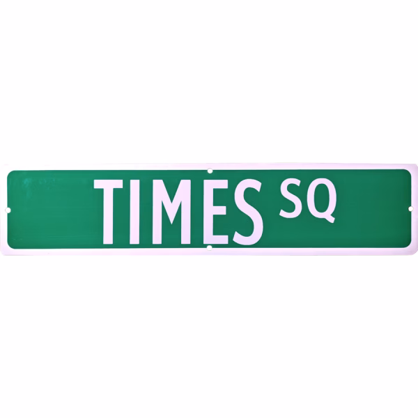TImes Sq. Street Sign