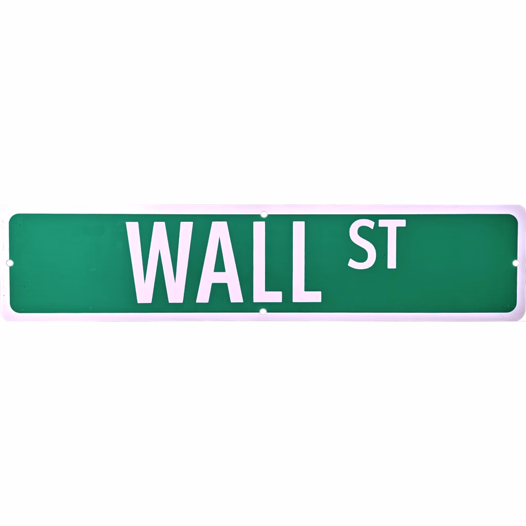 Wall St Street Sign