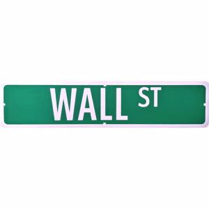 Wall St Street Sign